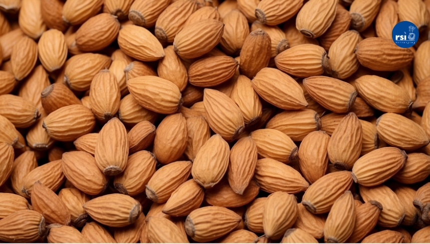 Superfoods: ongepelde amandelen